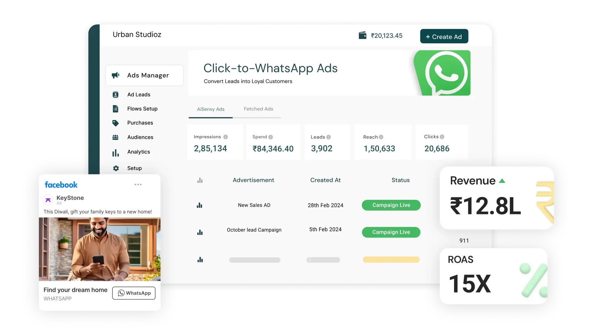 Drive 5x Leads with Click to WhatsApp Ads