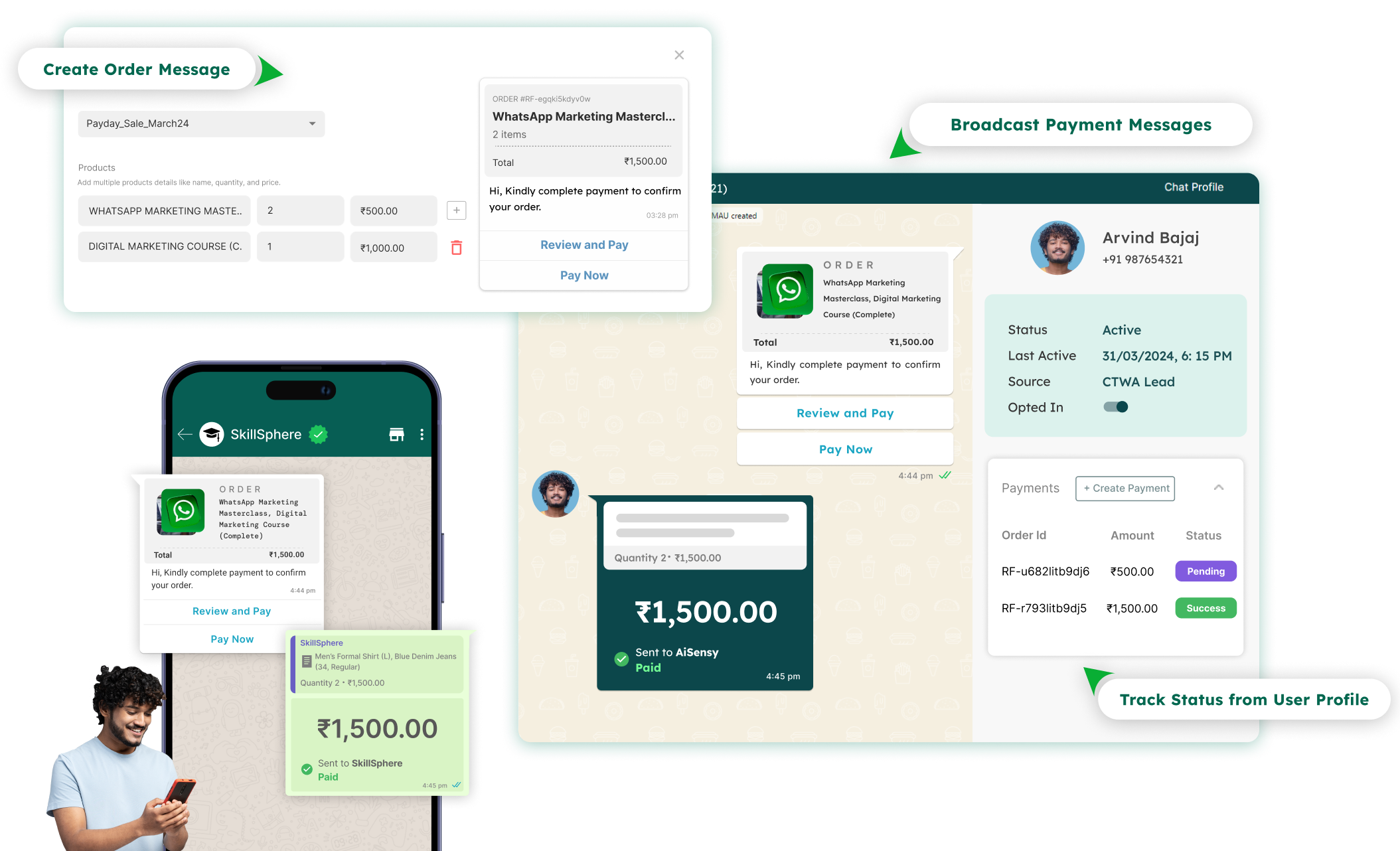 Collect Payments on WhatsApp